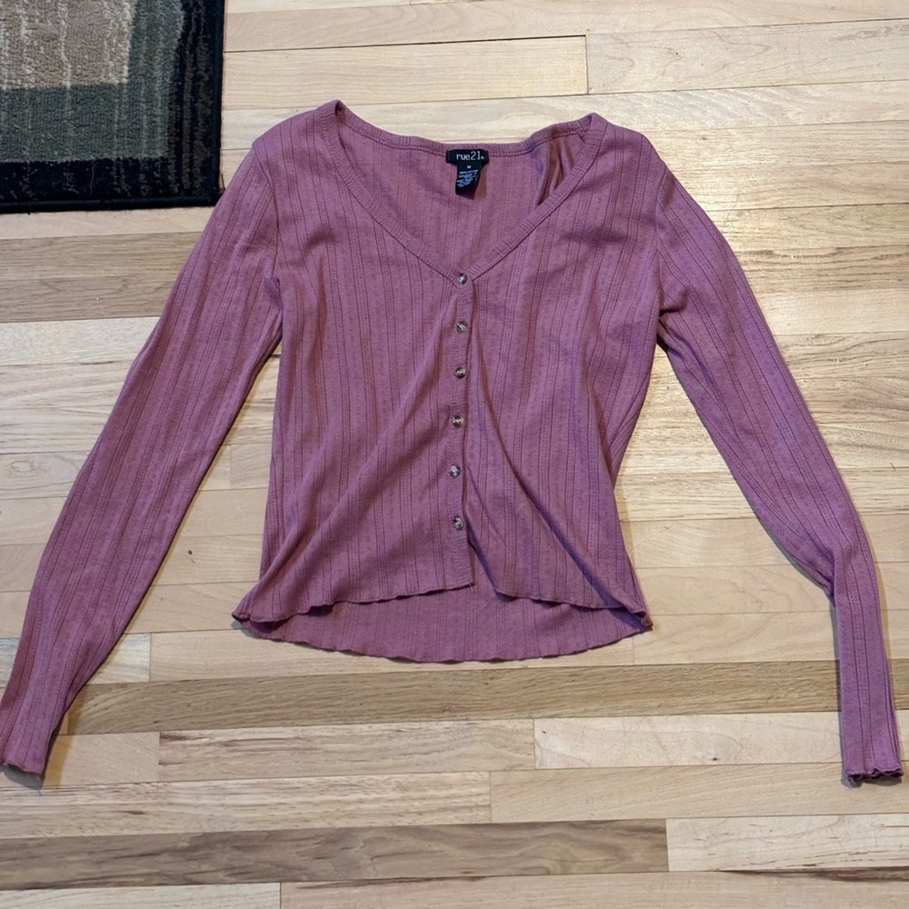 Rue21 pink crop top.